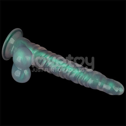 LOVETOY - OPAL PEARL SHEEN DILDO GREEN 11