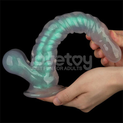 LOVETOY - OPAL PEARL SHEEN DILDO GREEN 11