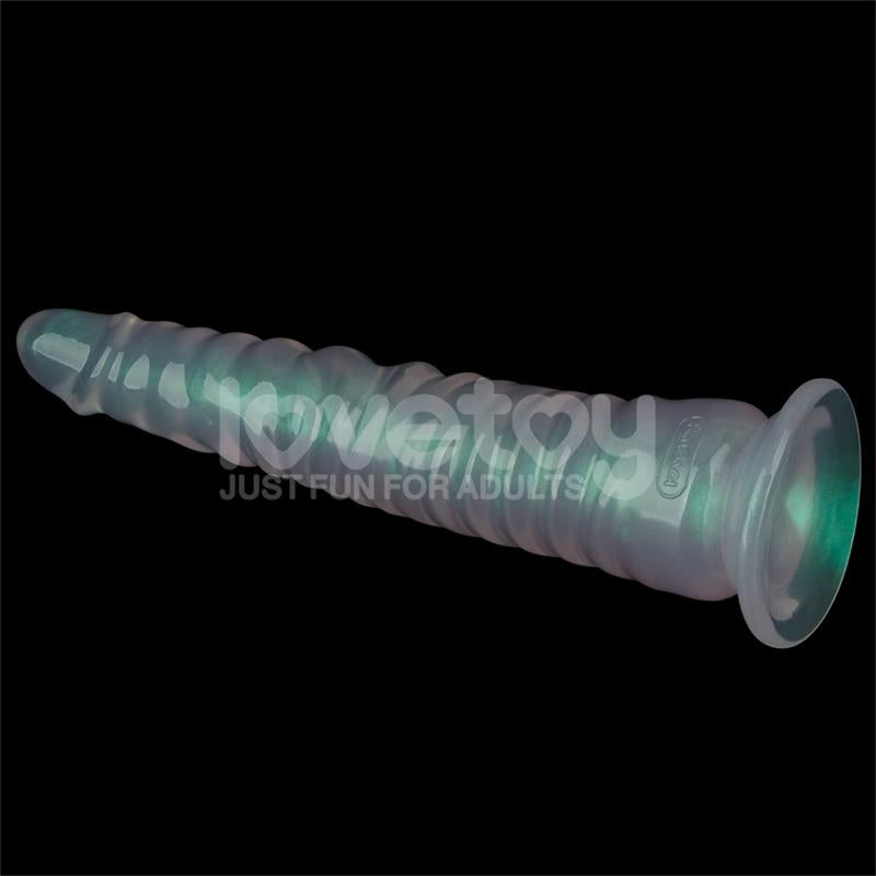 LOVETOY - OPAL PEARL SHEEN DILDO GREEN 12.5