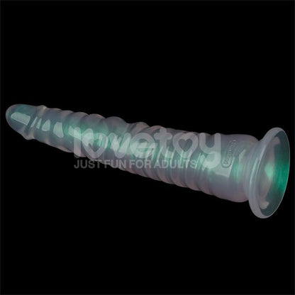 LOVETOY - OPAL PEARL SHEEN DILDO GREEN 12.5