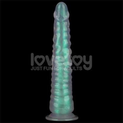 LOVETOY - OPAL PEARL SHEEN DILDO GREEN 12.5