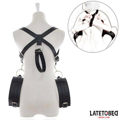 LATETOBED BDSM LINE - OPEN LEG BONDAGE RESTRICTIONS