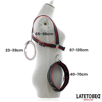 LATETOBED BDSM LINE - OPEN LEG BONDAGE RESTRICTIONS