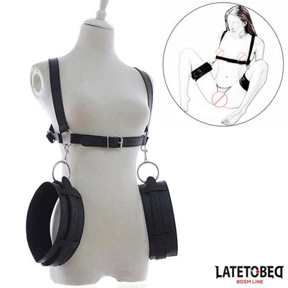 LATETOBED BDSM LINE - OPEN LEG BONDAGE RESTRICTIONS