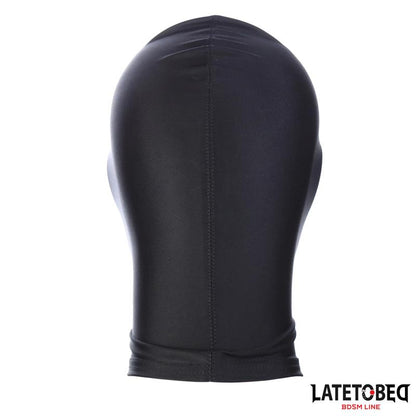 LATETOBED BDSM LINE - OPEN MOUTH AND EYES HOOD BLACK