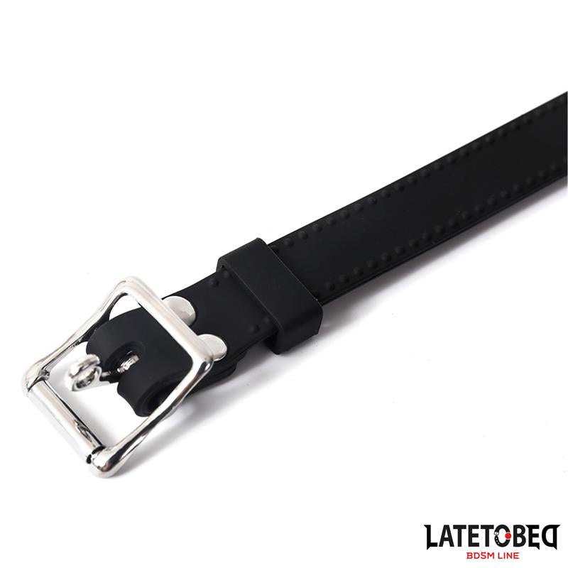 LATETOBED BDSM LINE - OPEN MOUTH GAG WITH NIPPLE CLAMPS