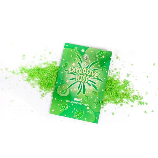 SECRET PLAY - ORAL SEX POPPING CANDIES 1 SACHET MINT FLAVOR