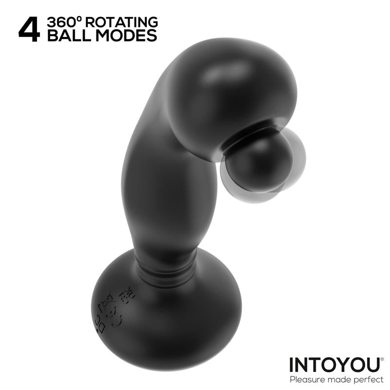 INTOYOU - ORBYX PROSTATE MASSAGER WITH ROTATION, VIBRATION, AND REMOTE CONTROL
