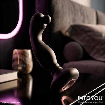 INTOYOU - ORBYX PROSTATE MASSAGER WITH ROTATION, VIBRATION, AND REMOTE CONTROL