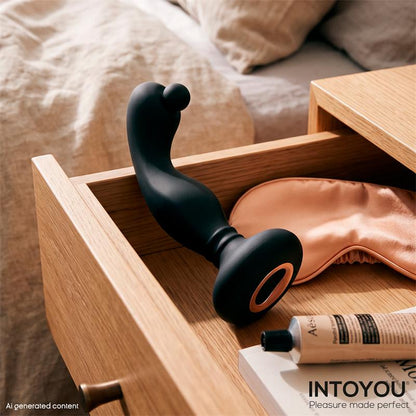 INTOYOU - ORBYX PROSTATE MASSAGER WITH ROTATION, VIBRATION, AND REMOTE CONTROL