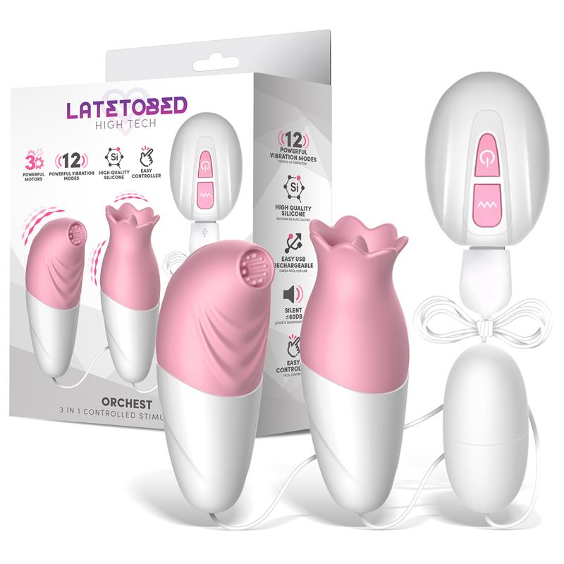 LATETOBED - ORCHEST 3 IN 1 CONTROLLED STIMULATOR