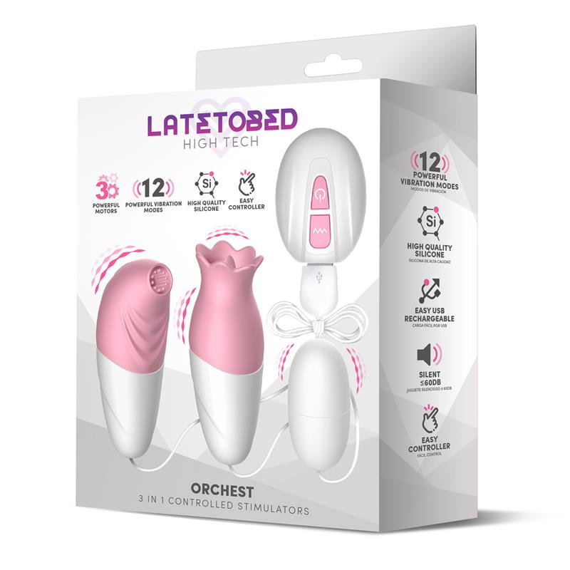 LATETOBED - ORCHEST 3 IN 1 CONTROLLED STIMULATOR