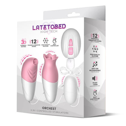 LATETOBED - ORCHEST 3 IN 1 CONTROLLED STIMULATOR