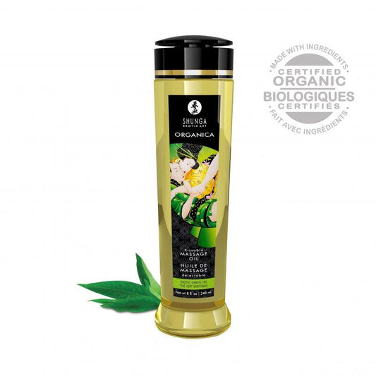 SHUNGA - ORGANIC MASSAGE OIL GREEN TEE 240 ML