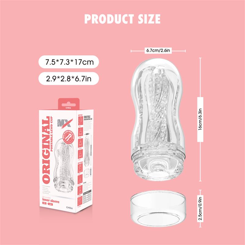 CHISA - ORIGINAL PORTABLE LEWD CUP MASTURBATOR