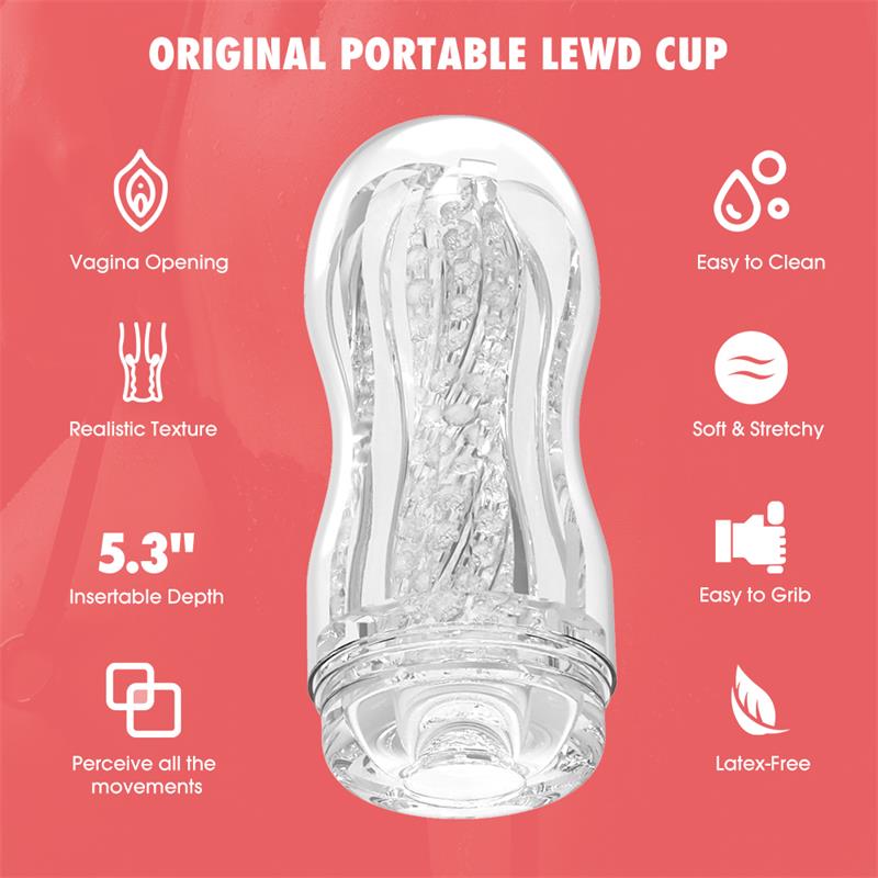 CHISA - ORIGINAL PORTABLE LEWD CUP MASTURBATOR