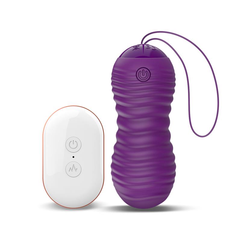 LATETOBED - ORIO HUEVO VIBRATING AND TELESCOPIC UP AND DOWN MOVEMENT REMOT CONTROL PURPLE