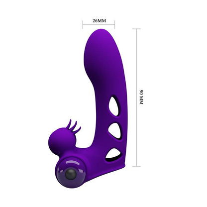 PRETTYLOVE - ORLANDO FINGER SLEEVE WITH VIBRATION