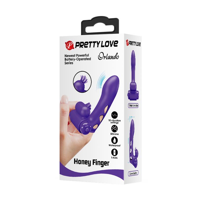 PRETTYLOVE - ORLANDO FINGER SLEEVE WITH VIBRATION