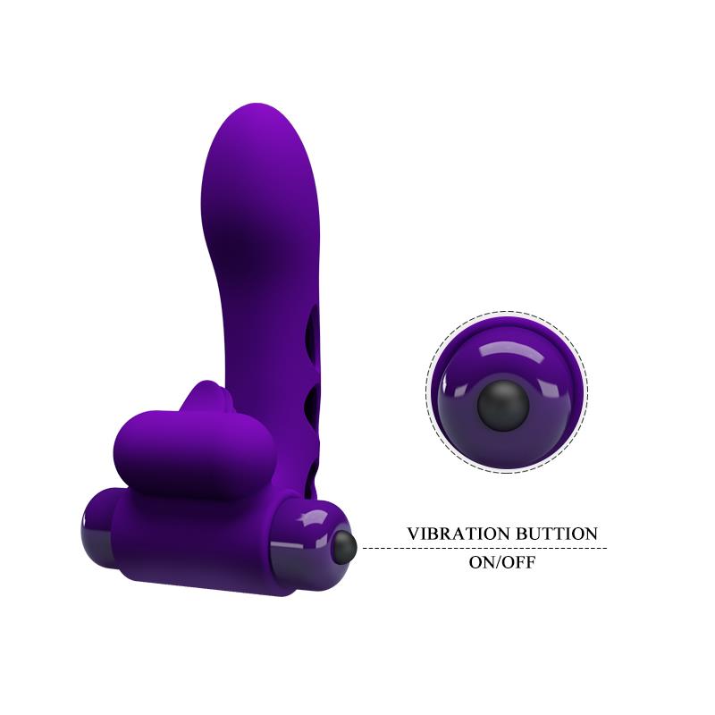 PRETTYLOVE - ORLANDO FINGER SLEEVE WITH VIBRATION