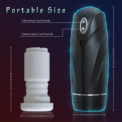 JUICY LAMOUR - ORVILLE MASTURBATOR WITH THRUSTING AND VIBRATION