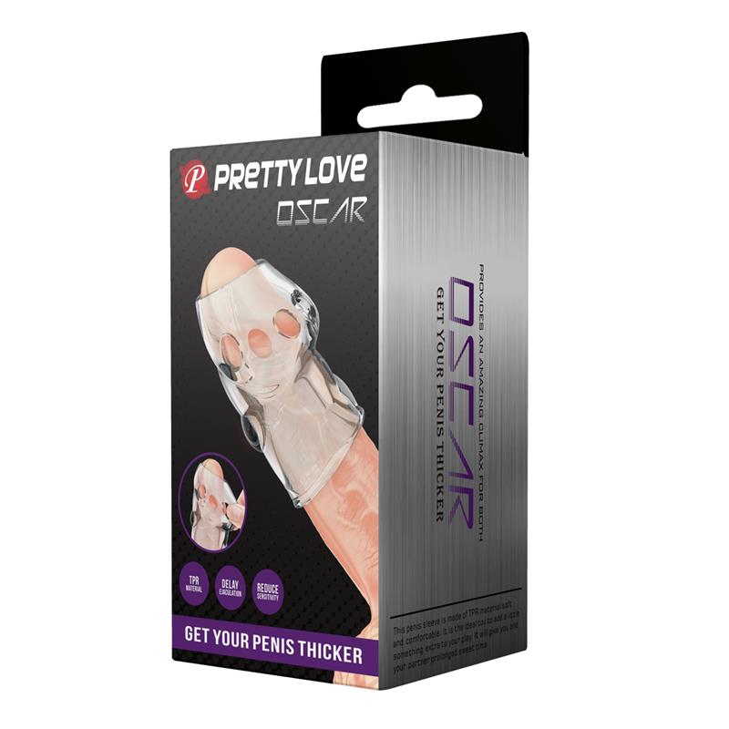 PRETTYLOVE - OSCAR PENIS SLEEVE FLEXIBLE