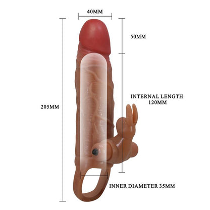 PRETTYLOVE - OSMAR PENIS SLEEVE WITH VIBRATION