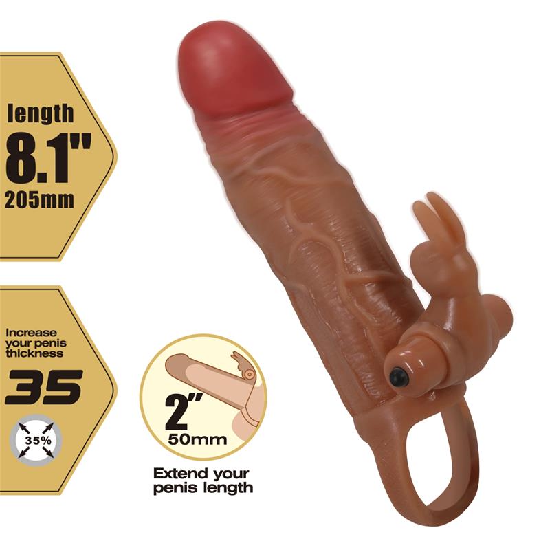 PRETTYLOVE - OSMAR PENIS SLEEVE WITH VIBRATION