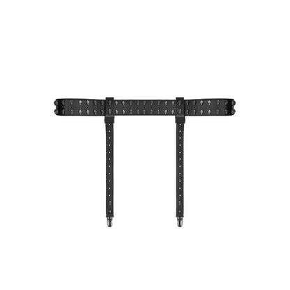 OUCH! - SKULLS AND BONES GARTER BELT WITH SKULLS