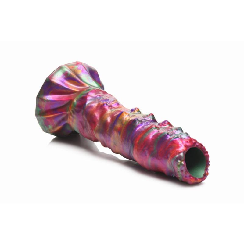 CREATURE COCKS - OVIPOSITOR DILDO WITH 4 SILICONE EGGS 9