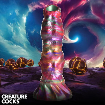 CREATURE COCKS - OVIPOSITOR DILDO WITH 4 SILICONE EGGS 9