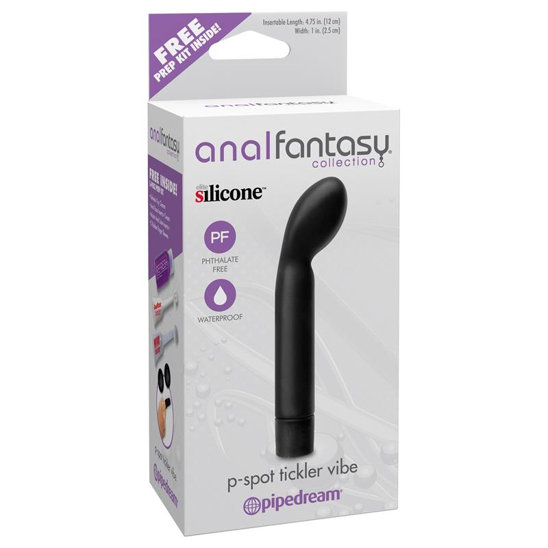 ANAL FANTASY COLLECT. - P-SPOT TICKLER VIBE - COLOUR BLACK
