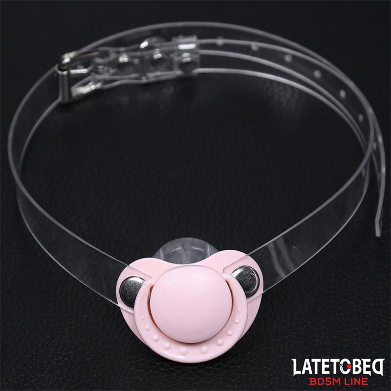 LATETOBED BDSM LINE - PACIFIER GAG BALL ADJUSTABLE 43-60 CM