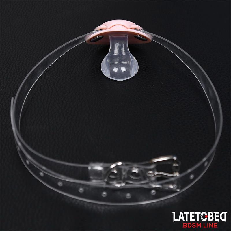 LATETOBED BDSM LINE - PACIFIER GAG BALL ADJUSTABLE 43-60 CM