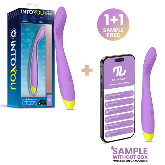 INTOYOU APP SERIES - PACK 1+1 NEYA G-SPOT VIBRATOR WITH APP PURPLE