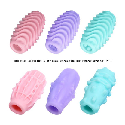 PRETTYLOVE - PACK 15 PIECES DOUBLE SIDED MASTURBATOR EGG