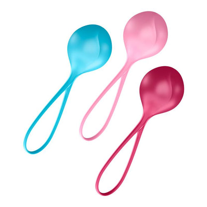 SATISFYER - PACK 3 BEN-WA BALLS STRENGTHENING BALLS