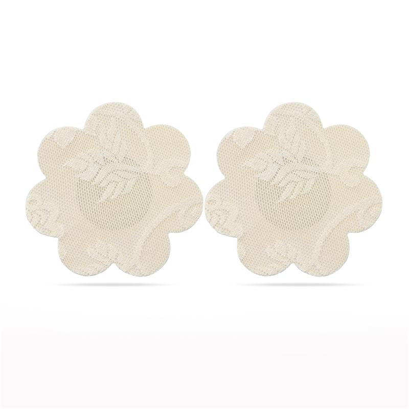 LOVETOY - PACK NIPPLE COVERS FLOWER AND HEART BEIGE