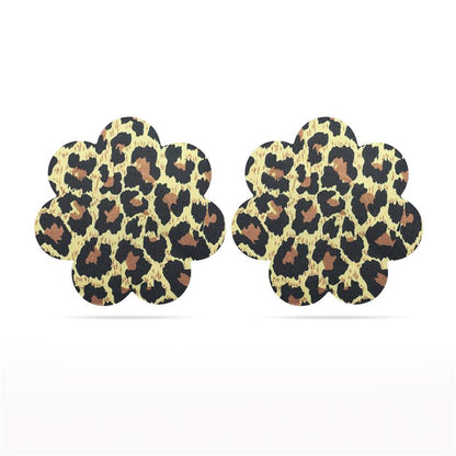 LOVETOY - PACK  NIPPLE COVERS FLOWER AND HEART LEOPARD
