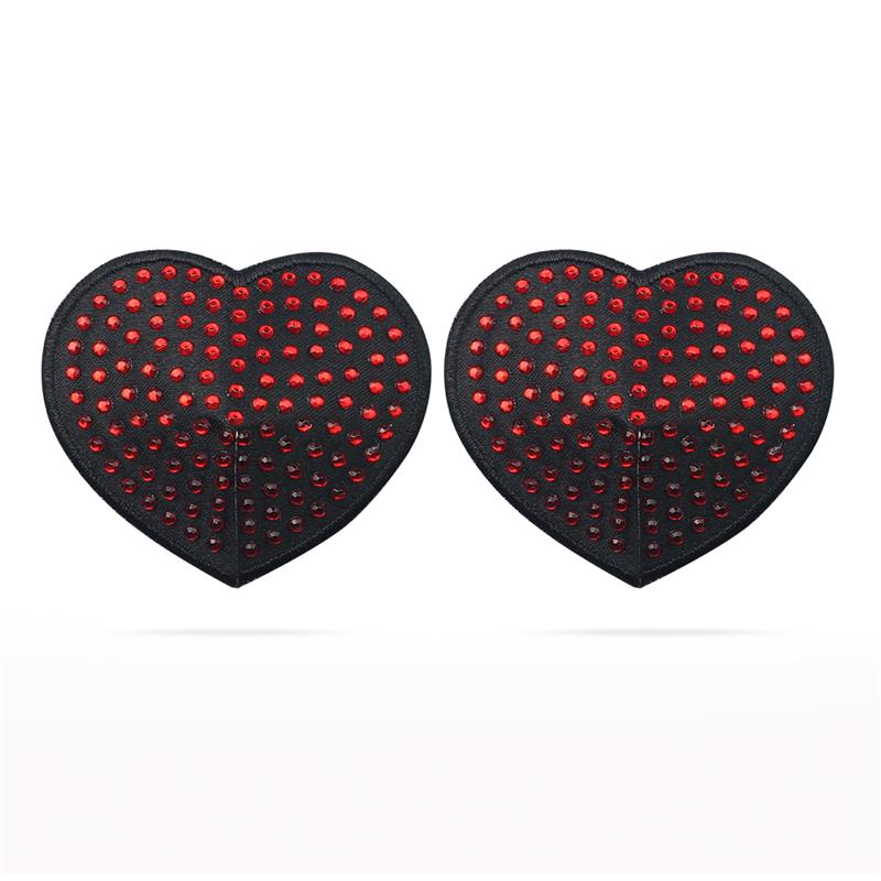 LOVETOY - PACK NIPPLE COVERS REUSABLE HEART