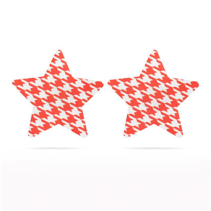 LOVETOY - PACK NIPPLE COVERS STAR RED AND BLACK