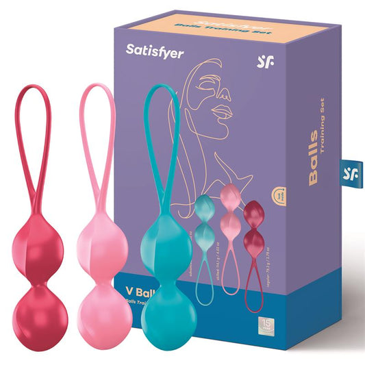 SATISFYER - PACK OF 3 BEN-WA BALLS V-BALLS