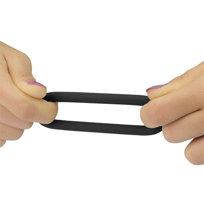 LOVETOY - PACK OF 3 PENIS RING POWER PLUS BLACK