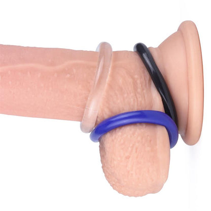 LOVETOY - PACK OF 3 PENIS RING POWER PLUS