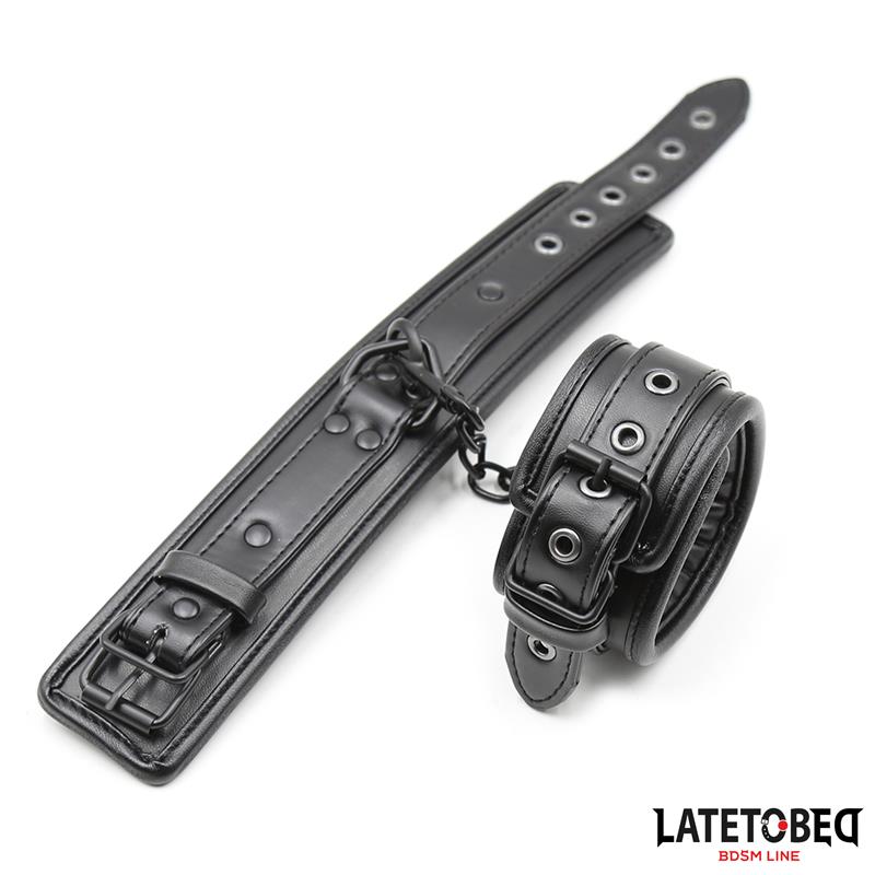 LATETOBED BDSM LINE - PADDED  HANDCUFFS ADJUSTABLE