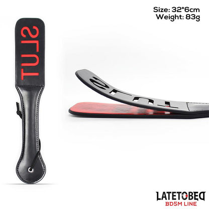 LATETOBED BDSM LINE - PADDLE DOUBLE LAYER SLUT 32 CM