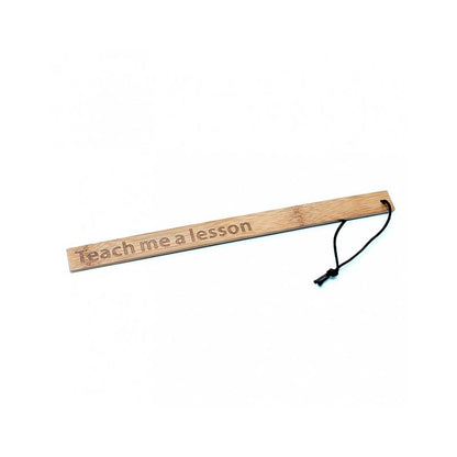 BONDAGE PLAY - PADDLE TEACH ME A LESSON BAMBOO