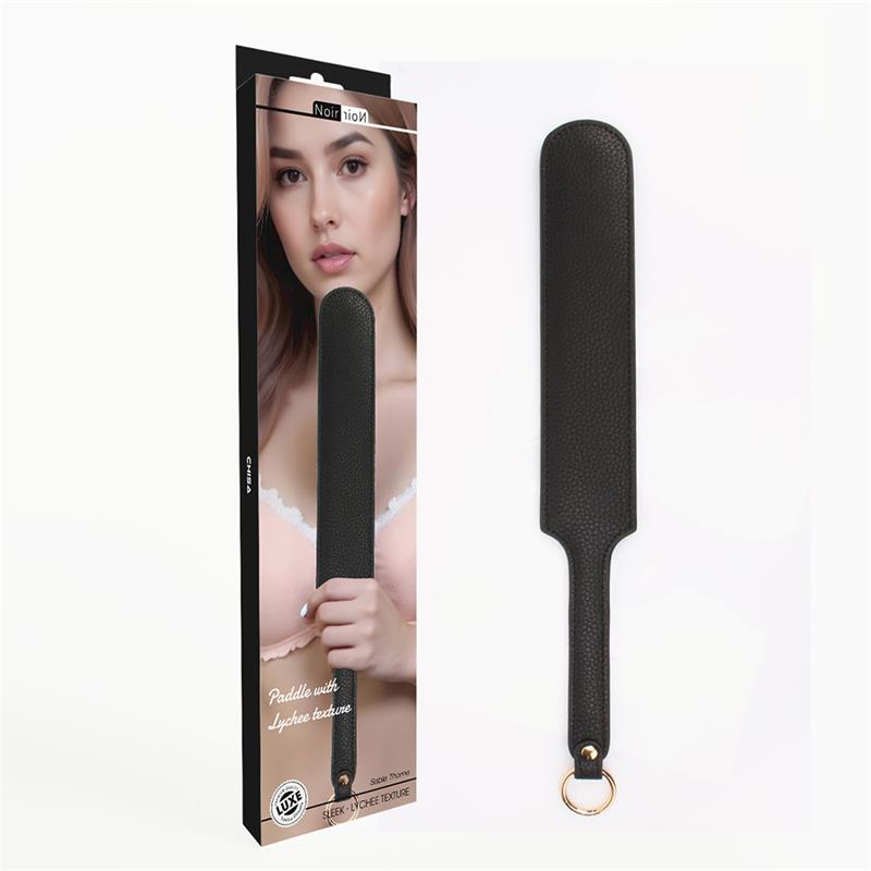 CHISA - PADDLE WITH LYCHEE TEXTURE BLACK