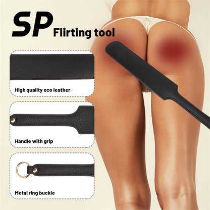 CHISA - PADDLE WITH LYCHEE TEXTURE BLACK
