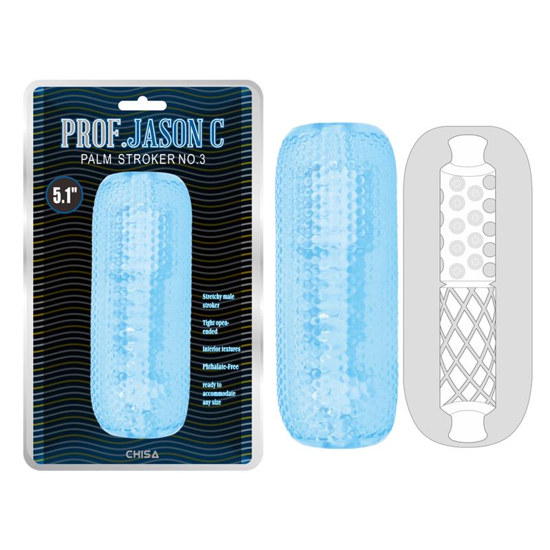 CHISA - PALM STROKER NO.3 MASTURBATOR 5.1 - 12.5CM BLUE